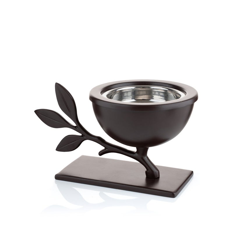 بلندز مبخرة على شكل زهرة باللون البني - Image 2